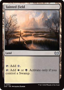 [302]【EN】汚れた原野/Tainted Field【DSC】[U][土地]