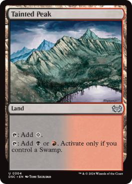 [304]【EN】汚れた峰/Tainted Peak【DSC】[U][土地]