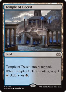 [307]【EN】欺瞞の神殿/Temple of Deceit【DSC】[R][土地]