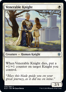[035]【EN】尊い騎士/Venerable Knight【ELD】[U][白]