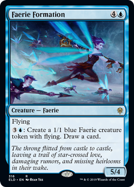 [316]【EN】フェアリーの陣形/Faerie Formation【ELD】[R][青]