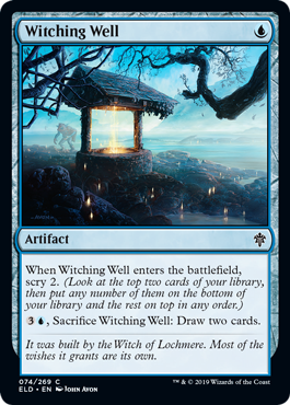 [074]【EN】魔法の井戸/Witching Well【ELD】[C][青]