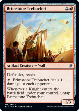 [116]【EN】硫黄投石器/Brimstone Trebuchet【ELD】[C][赤]