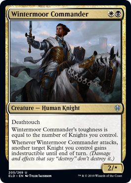 [205]【EN】冬荒野の指揮官/Wintermoor Commander【ELD】[U][多色]
