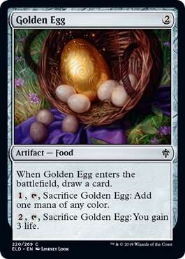 [220]【EN】黄金の卵/Golden Egg【ELD】[C][茶]