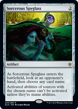 [233]【EN】魔術遠眼鏡/Sorcerous Spyglass【ELD】[R][茶]