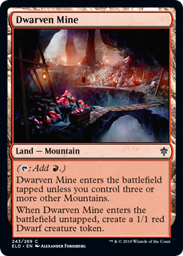 [243]【EN】ドワーフの鉱山/Dwarven Mine【ELD】[C][土地]