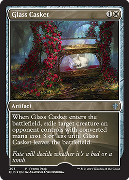 [393]【EN】【FOIL】■PROMO■ガラスの棺/Glass Casket【ELD】[U][白]