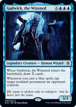 [048]【EN】【FOIL】老いたる者、ガドウィック/Gadwick, the Wizened【ELD】[R][青]