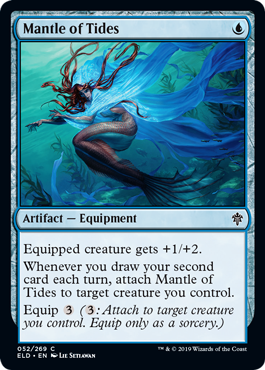 [052]【EN】【FOIL】潮流のマントル/Mantle of Tides【ELD】[C][青]