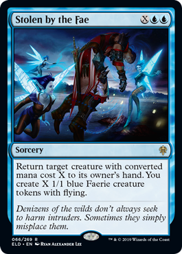 [066]【EN】【FOIL】フェイ隠し/Stolen by the Fae【ELD】[R][青]