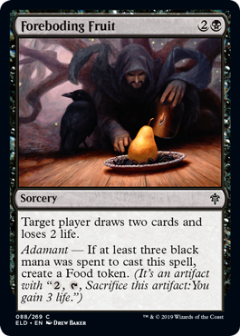[088]【EN】【FOIL】凶兆の果実/Foreboding Fruit【ELD】[C][黒]