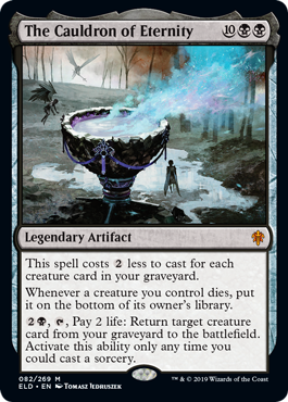 [082]【EN】【FOIL】永遠の大釜/The Cauldron of Eternity【ELD】[M][黒]