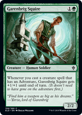 [157]【EN】【FOIL】ギャレンブリグの聖騎士/Garenbrig Paladin【ELD】[C][緑]