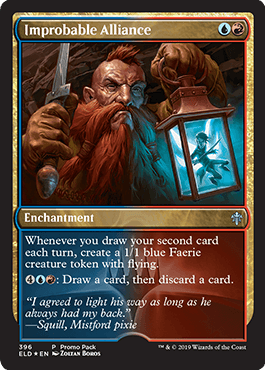 [396]【EN】【FOIL】■PROMO■型破りな協力/Improbable Alliance【ELD】[U][多色]