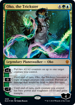 [309]【EN】【FOIL】トリックスター、オーコ/Oko, the Trickster【ELD】[M][多色]