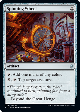 [234]【EN】【FOIL】糸車/Spinning Wheel【ELD】[U][茶]