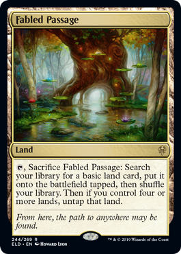 [244]【EN】【FOIL】寓話の小道/Fabled Passage【ELD】[R][土地]