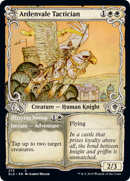 [273]【EN】■ショーケース■アーデンベイルの戦術家/Ardenvale Tactician【ELD】[C][白]