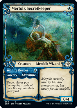 [284]【EN】■ショーケース■マーフォークの秘守り/Merfolk Secretkeeper【ELD】[C][青]