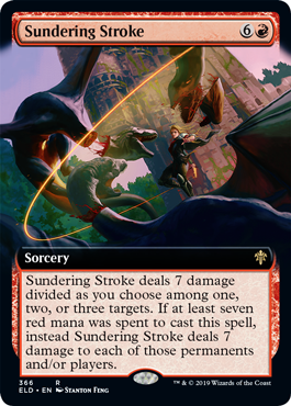 [366]【EN】■拡張アート■切り離す一撃/Sundering Stroke【ELD】[R][赤]