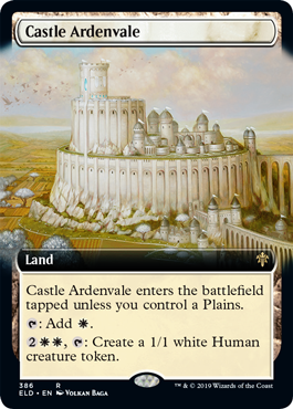[386]【EN】■拡張アート■アーデンベイル城/Castle Ardenvale【ELD】[R][土地]