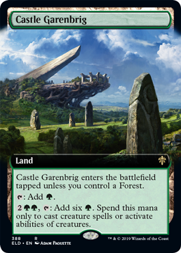 [388]【EN】■拡張アート■ギャレンブリグ城/Castle Garenbrig【ELD】[R][土地]