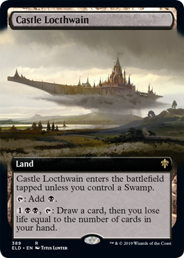[389]【EN】■拡張アート■ロークスワイン城/Castle Locthwain【ELD】[R][土地]