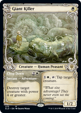 [275]【EN】【FOIL】■ショーケース■巨人落とし/Giant Killer【ELD】[R][白]