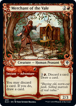 [293]【EN】【FOIL】■ショーケース■谷の商人/Merchant of the Vale【ELD】[C][赤]