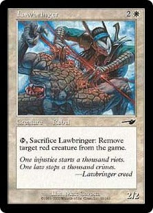[010]【EN】【FOIL】法をもたらす者/Lawbringer【NEM】[C][白]