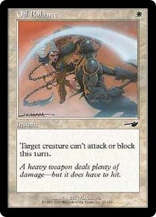 [015]【EN】【FOIL】よろめき/Off Balance【NEM】[C][白]