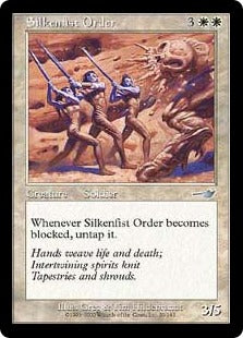 [020]【JP】【FOIL】絹拳の修道団/Silkenfist Order【NEM】[U][白]