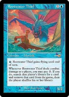 [040]【JP】【FOIL】ルートウォーターの泥棒/Rootwater Thief【NEM】[R][青]