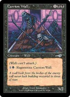 [054]【EN】【FOIL】屍肉の壁/Carrion Wall【NEM】[U][黒]