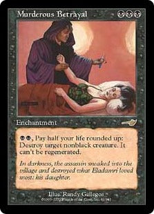 [061]【JP】【FOIL】残忍な裏切り/Murderous Betrayal【NEM】[R][黒]