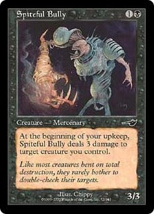 [072]【EN】【FOIL】執念深いごろつき/Spiteful Bully【NEM】[C][黒]