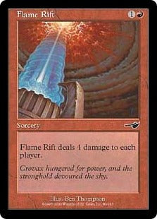 [080]【JP】【FOIL】火炎の裂け目/Flame Rift【NEM】[C][赤]