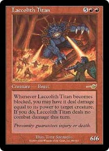 [089]【JP】【FOIL】溶岩獣のタイタン/Laccolith Titan【NEM】[R][赤]