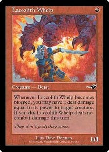 [091]【JP】【FOIL】溶岩獣の仔/Laccolith Whelp【NEM】[C][赤]