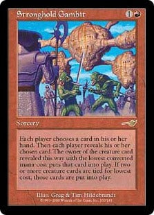 [100]【JP】【FOIL】要塞の計略/Stronghold Gambit【NEM】[R][赤]