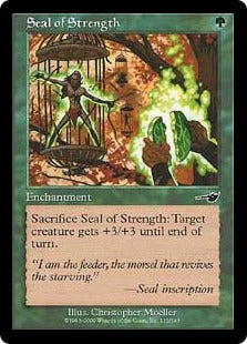 [115]【EN】【FOIL】力の印章/Seal of Strength【NEM】[C][緑]