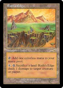 [142]【JP】【FOIL】ラースの果て/Rath's Edge【NEM】[R][土地]
