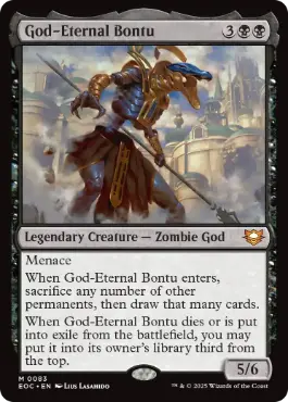 [083]【EN】永遠神バントゥ/God-Eternal Bontu【EOC】[M][黒]