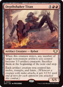 [009]【EN】深奥揺すりのタイタン/Depthshaker Titan【EOC】[R][赤]