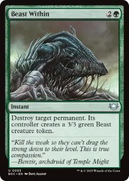 [093]【EN】内にいる獣/Beast Within【EOC】[U][緑]