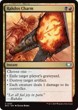 [125]【EN】ラクドスの魔除け/Rakdos Charm【EOC】[U][多色]