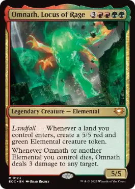 [123]【EN】怒りの座、オムナス/Omnath, Locus of Rage【EOC】[M][多色]