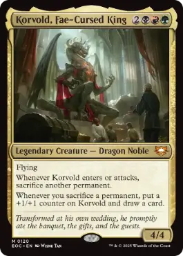 [120]【EN】フェイに呪われた王、コルヴォルド/Korvold, Fae-Cursed King【EOC】[M][多色]