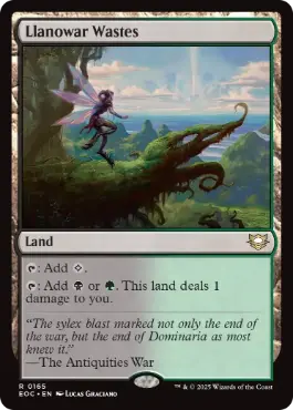 [165]【EN】ラノワールの荒原/Llanowar Wastes【EOC】[R][土地]
